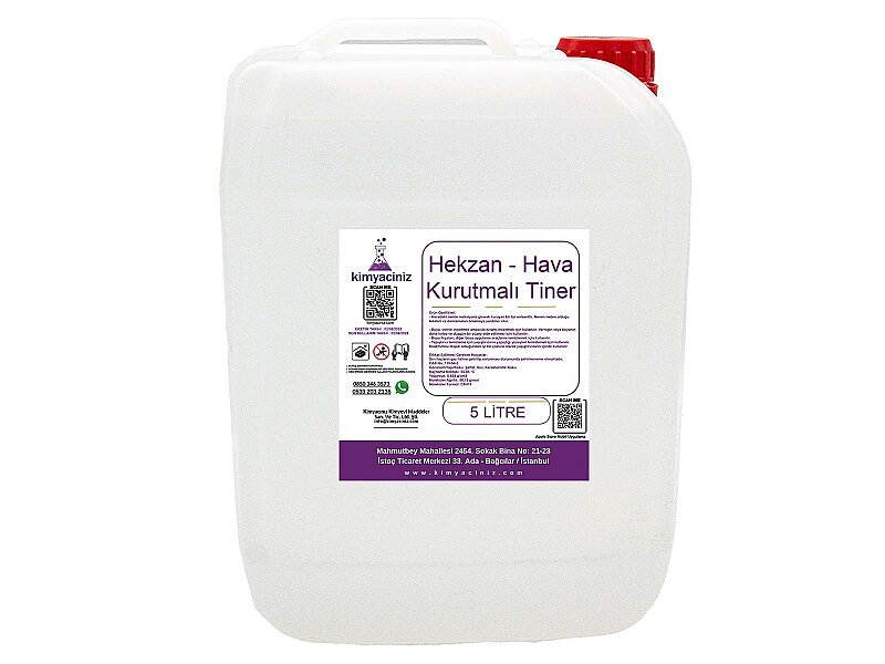 Hekzan - Hava Kurutmalı Tiner 5 LT - Diğer