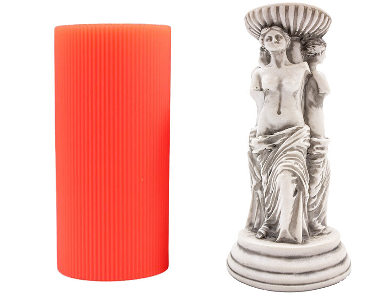 Hera Tanrıçaları Silikon Mum Kalıbı M-124 - 1