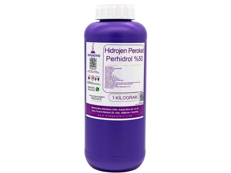 Hidrojen Peroksit Perhidrol %50 - 1 KG - Kimyacınız