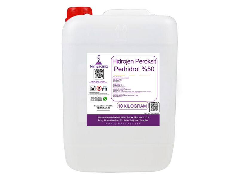 Hidrojen Peroksit Perhidrol %50 - 10 KG - 1