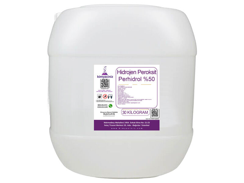 Hidrojen Peroksit Perhidrol %50 - 30 KG - 1
