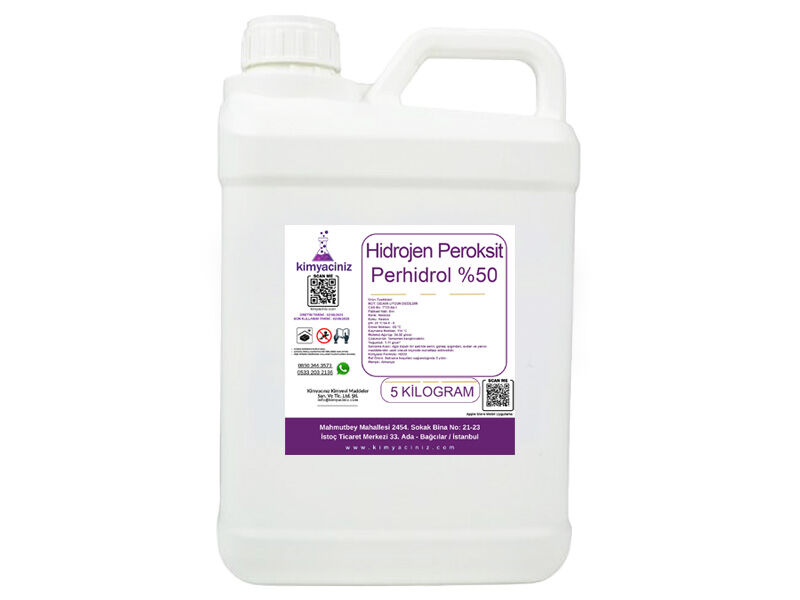 Hidrojen Peroksit Perhidrol %50 - 5 KG - 1