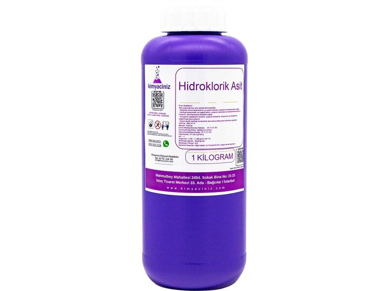 Hidroklorik Asit 1 KG - Kimyacınız