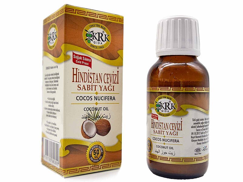 Hindistan Cevizi Sabit Yağı 50 CC - KRK GIDA