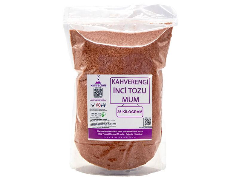 İnci Tozu Mum Kahverengi 25 KG - 1