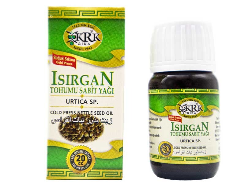 Isırgan Tohumu Sabit Yağı 20 CC 12 Adet - KRK GIDA