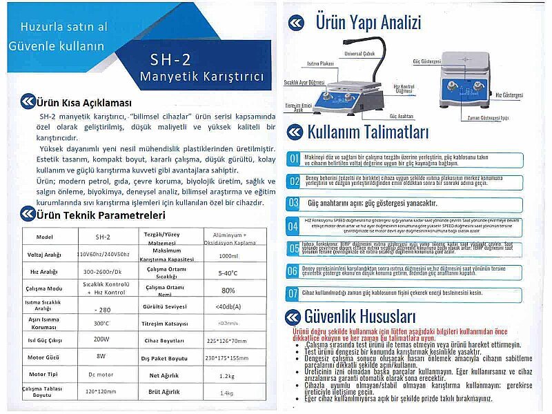 Isıtıcılı Manyetik Karıştırıcı - 2