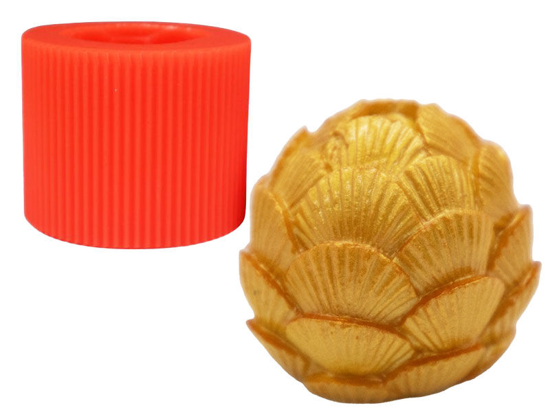 İstiridye Desenli Silikon Mum Kalıbı M-68 - 1