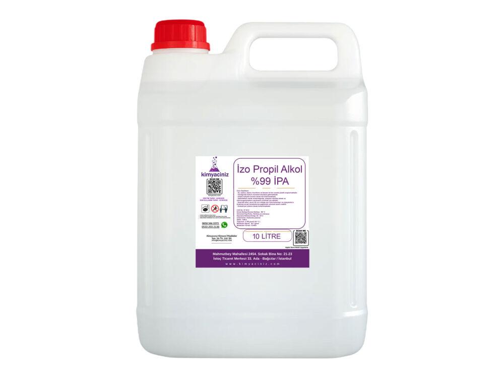 İzoPropil Alkol %99 İPA 10 LT - 1