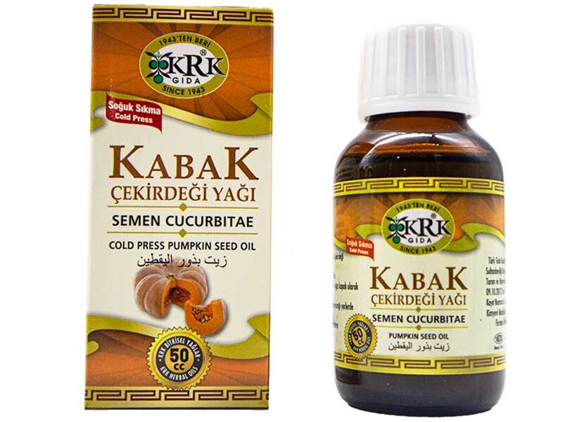 Kabak Çekirdeği Sabit Yağı 50 CC 12 Adet - KRK GIDA