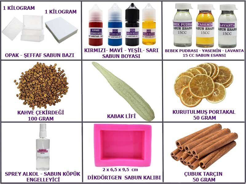 Kabak Lifi Sabun Yapım Seti - Kimyacınız