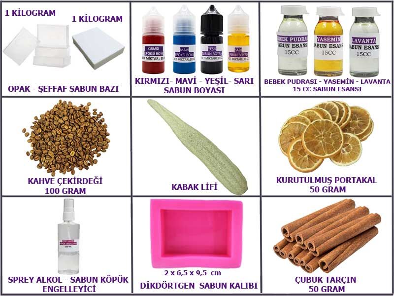 Kabak Lifi Sabun Yapım Seti - 1