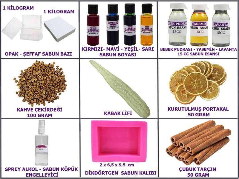 Kabak Lifi Sabun Yapım Seti - Kimyacınız