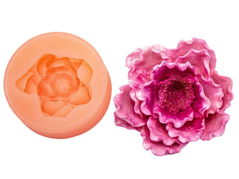 Kadife Çiçeği Silikon Mum Kalıbı M-268 - 1