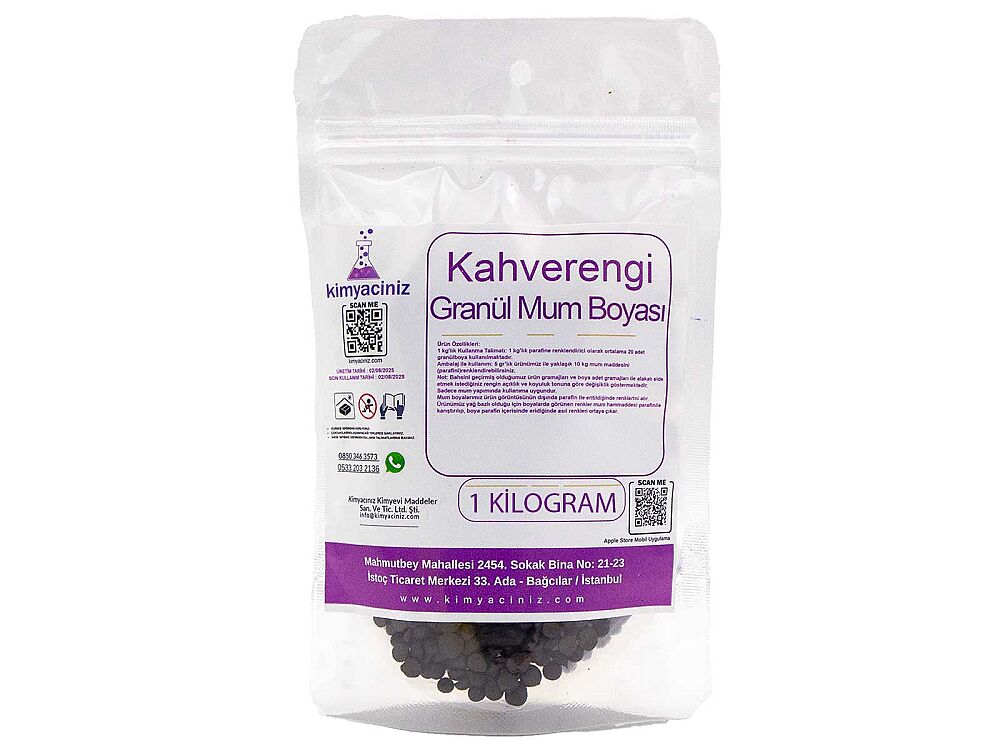 Kahverengi Granül Mum Boyası 1 KG - 1