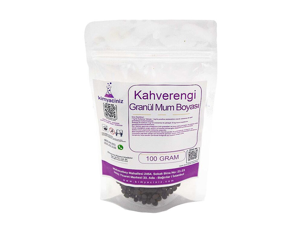 Kahverengi Granül Mum Boyası 100 GR - 1
