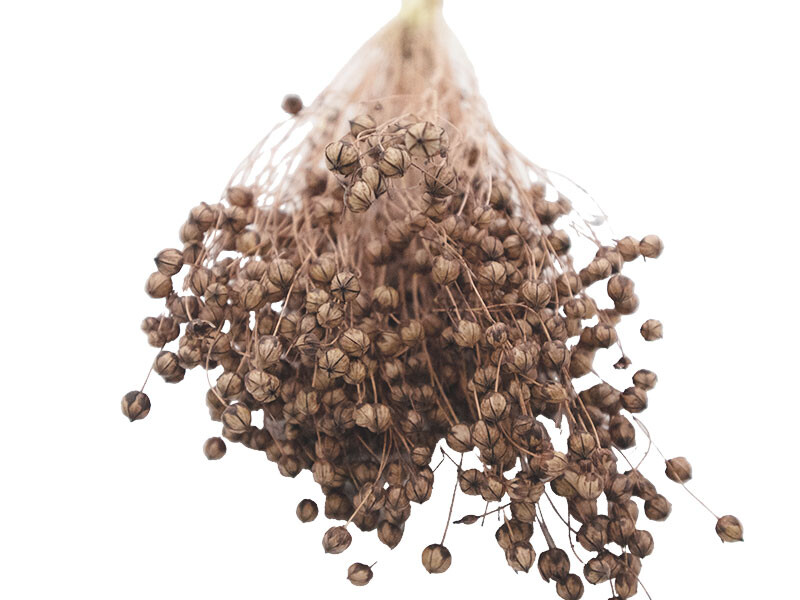 Kahverengi Keten Otu Kuru Çiçek Demeti 10 GR - 3