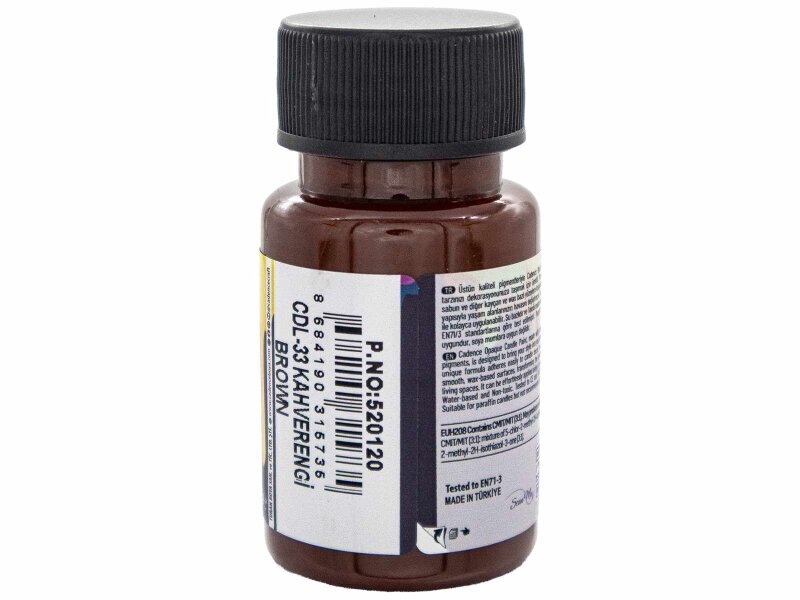 Kahverengi Opak Mum Boyası Cadence CDL 33 50 ml - 2