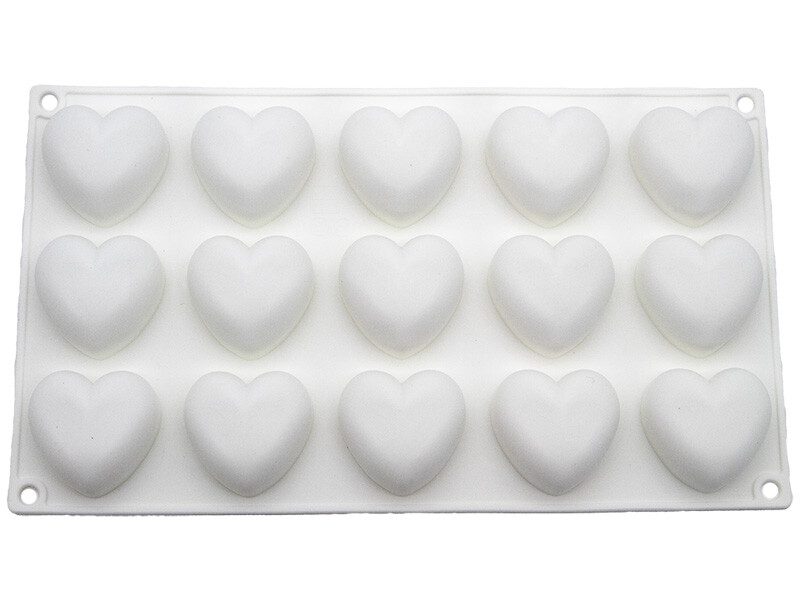Kalp 15'li Silikon Kalıbı KM-1606 - Kimyacınız