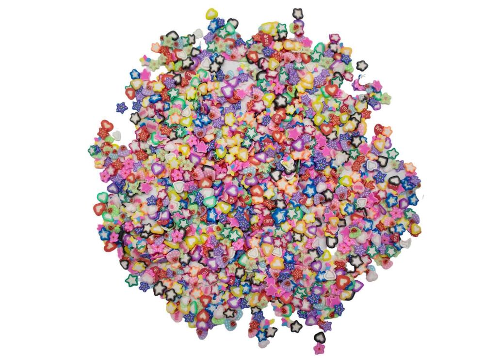 Kalp Yıldız Figürleri Süsleme Aksesuarı 100 GR - 1