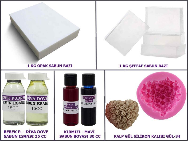 Kalpli Sabun Yapım Seti - Kimyacınız