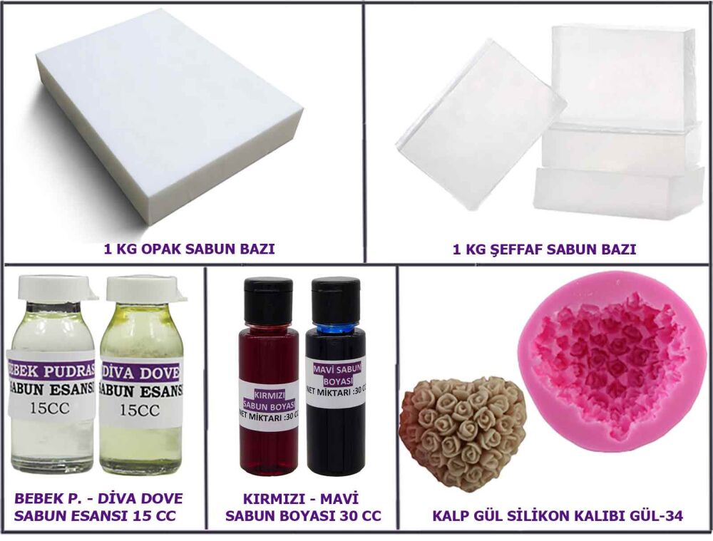 Kalpli Sabun Yapım Seti - 1