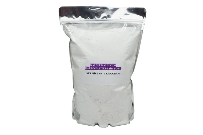 Kalsit - Kalsiyum Karbonat - Tebeşir Tozu 1 KG - Kimyacınız