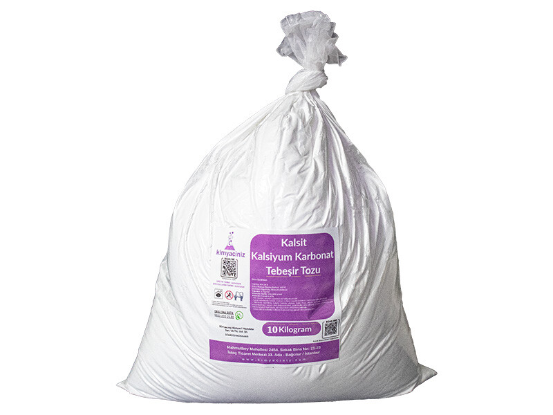 Kalsit - Kalsiyum Karbonat - Tebeşir Tozu 10 KG - 1