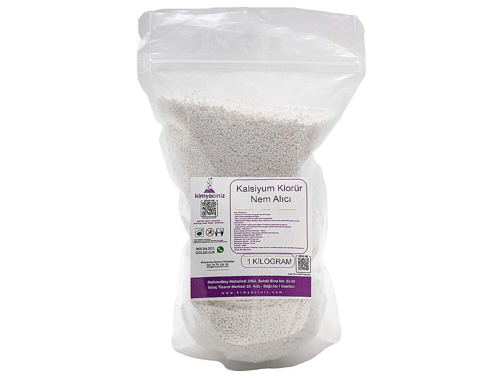 Kalsiyum Klorür - Nem Alıcı 1 KG - 1