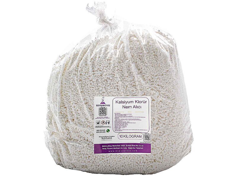 Kalsiyum Klorür - Nem Alıcı 10 KG - Kimyacınız