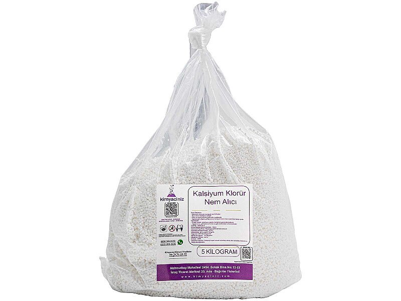 Kalsiyum Klorür - Nem Alıcı 5 KG - Kimyacınız