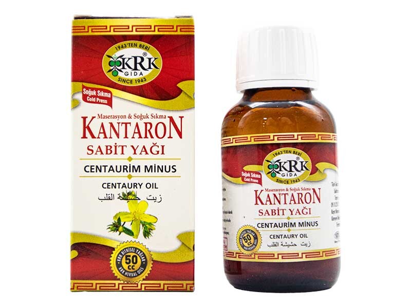 Kantaron Sabit Yağı 50 CC 12 Adet - KRK GIDA