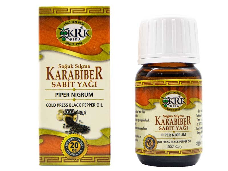 Karabiber Sabit Yağı 20 CC 12 Adet - KRK GIDA