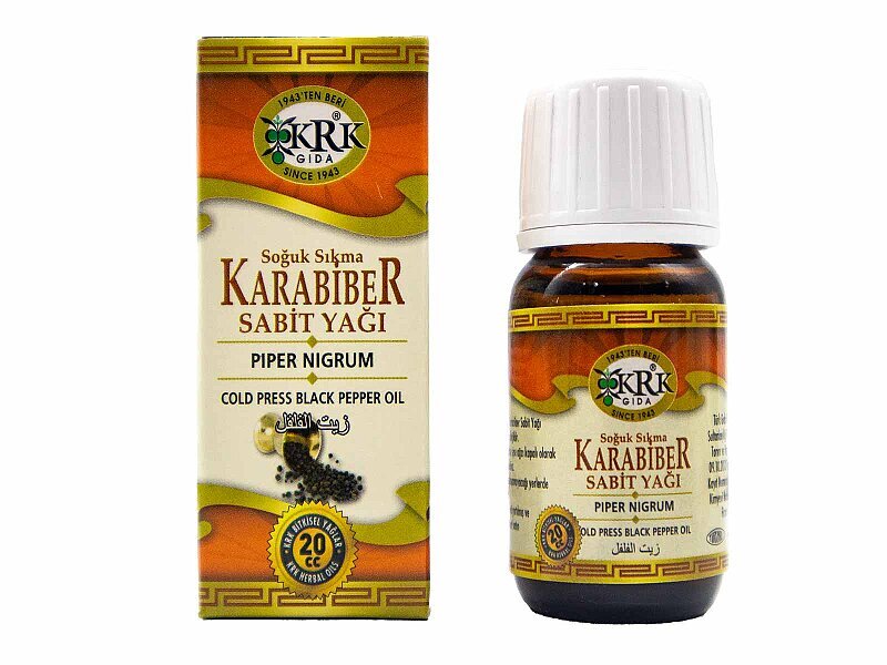 Karabiber Sabit Yağı 20 CC 12 Adet - 2