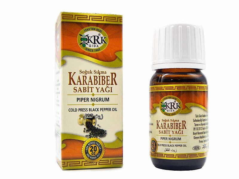 Karabiber Sabit Yağı 20 CC - KRK GIDA