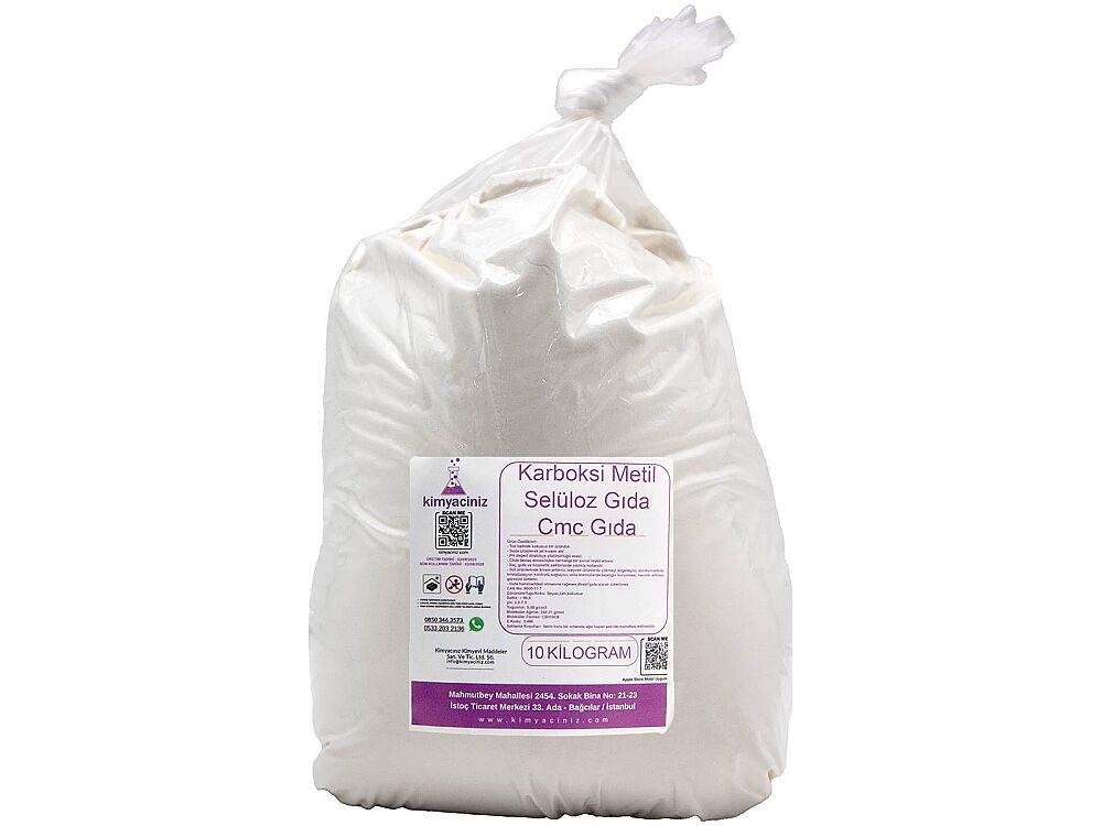 Karboksi Metil Selüloz Gıda - Cmc Gıda 10 KG - 1