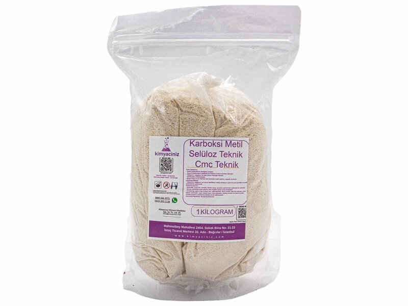 Karboksi Metil Selüloz Teknik - Cmc Teknik 1 KG - Kimyacınız