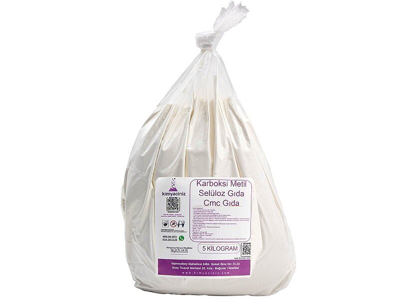 Karboksi Metil Selüloz Gıda - Cmc Gıda 5 KG - Kimyacınız