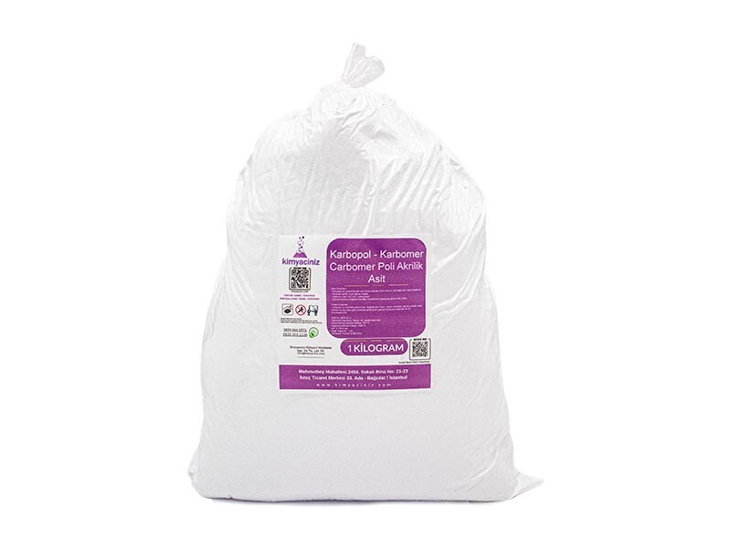Karbopol - Karbomer - Carbomer Poli Akrilik Asit 1 KG - Kimyacınız