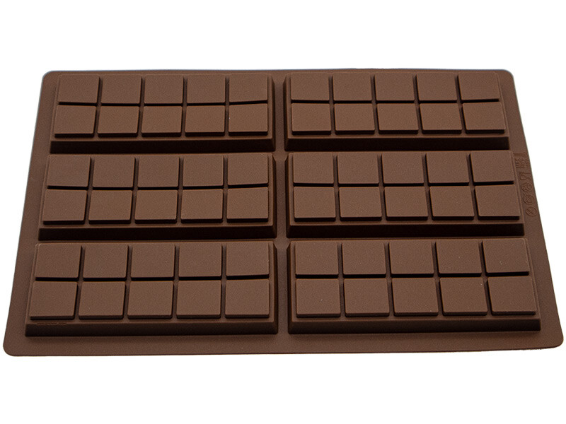 Kare 6'lı Çikolata Silikon Kalıbı KM-2318 - Kimyacınız