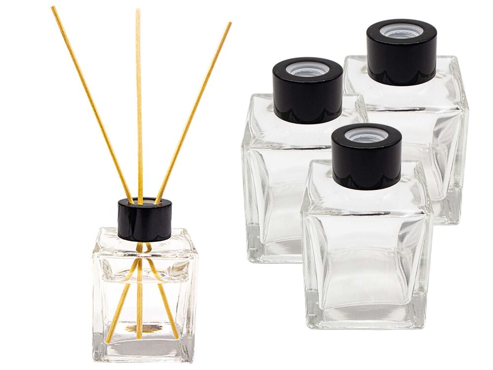 Kare Cam 100 ml Oda Kokusu Şişesi 10 Adet - 1