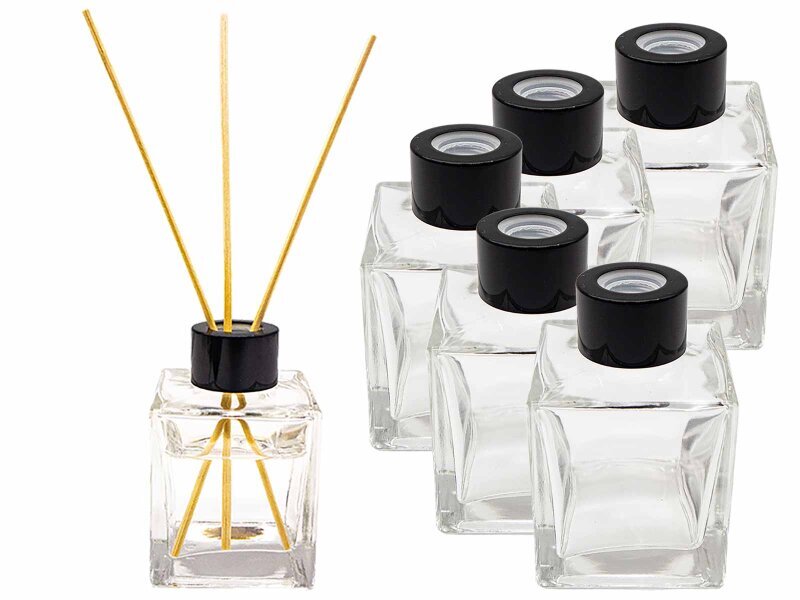 Kare Cam 100 ml Oda Kokusu Şişesi 90 Adet - Kimyacınız