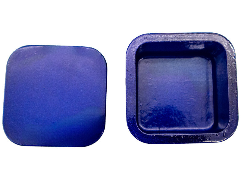 Kare Kapaklı Beton Saksı Silikon Kalıp B-118 - 4