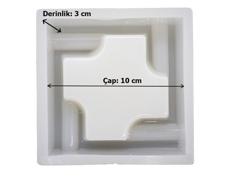 Kare Puro Küllük Epoksi Kalıbı EPK-763 - 2