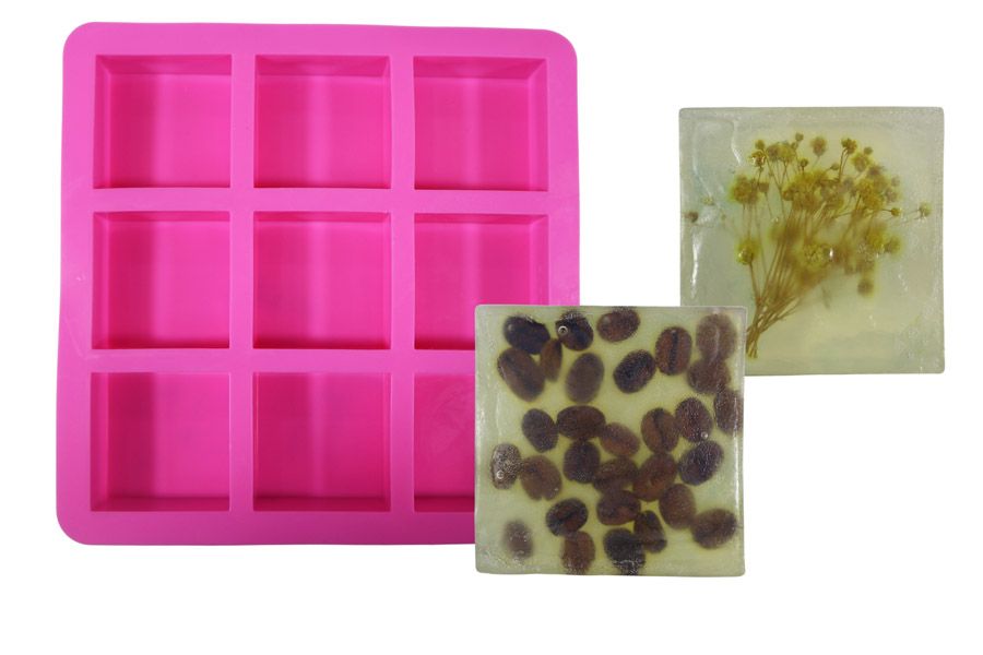 Kare Sabun Kalıbı 9'lu SK-08 - 1