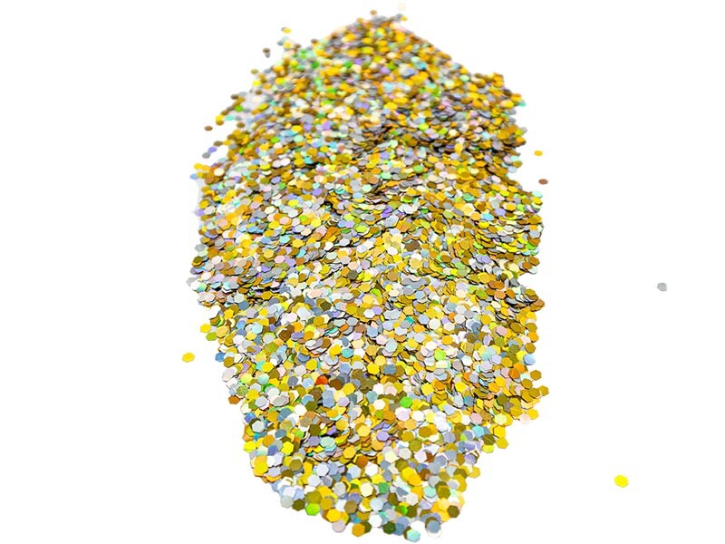 Karışık Renk Holografik Glitter Süsleme Aksesuarı 100 GR - 2