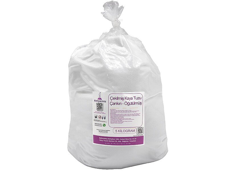 Çekilmiş Kaya Tuzu - Çankırı - Öğütülmüş 5 KG - Kimyacınız
