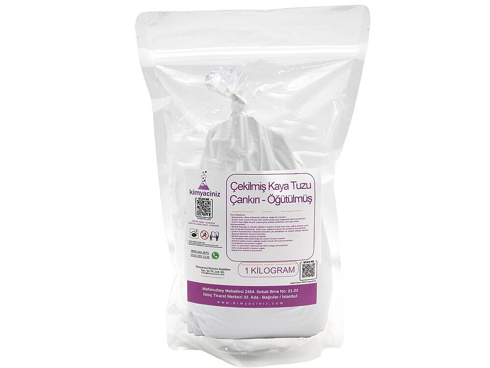 Çekilmiş Kaya Tuzu - Çankırı - Öğütülmüş 1 KG - 1