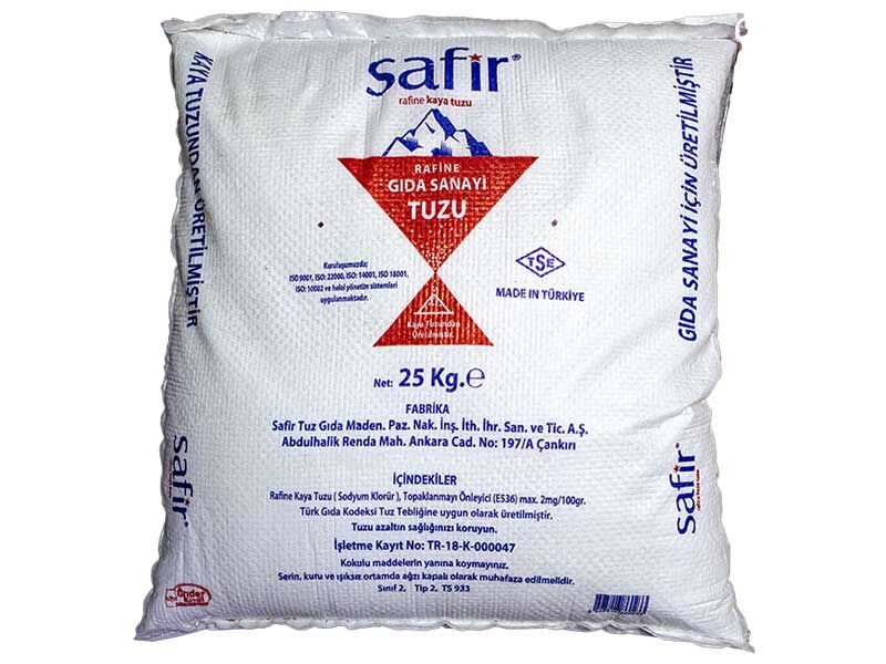 Çekilmiş Kaya Tuzu - Çankırı - Öğütülmüş 25 KG - 1