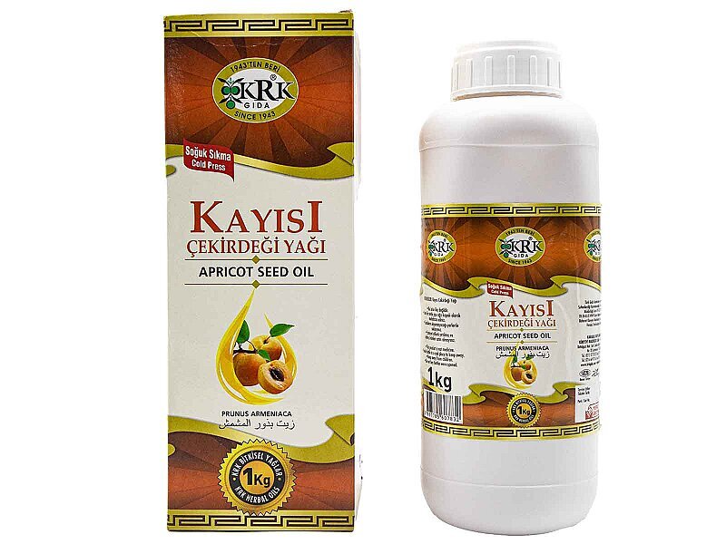 Kayısı Çekirdeği Yağı 1 KG - KRK GIDA